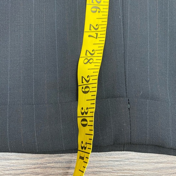 Hart Schaffner Marx Black w/ Gold Pinstripe Suit - Picture 10 of 10